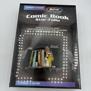 BCW Comic‎ Book Stor-Folio Current & Silver Holds up to 15 Comics